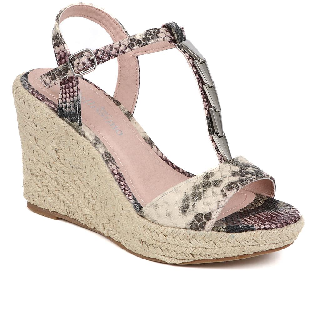 Adjustable Espadrille Sandals  - BELTREN39005 / 325 518 - Multi
