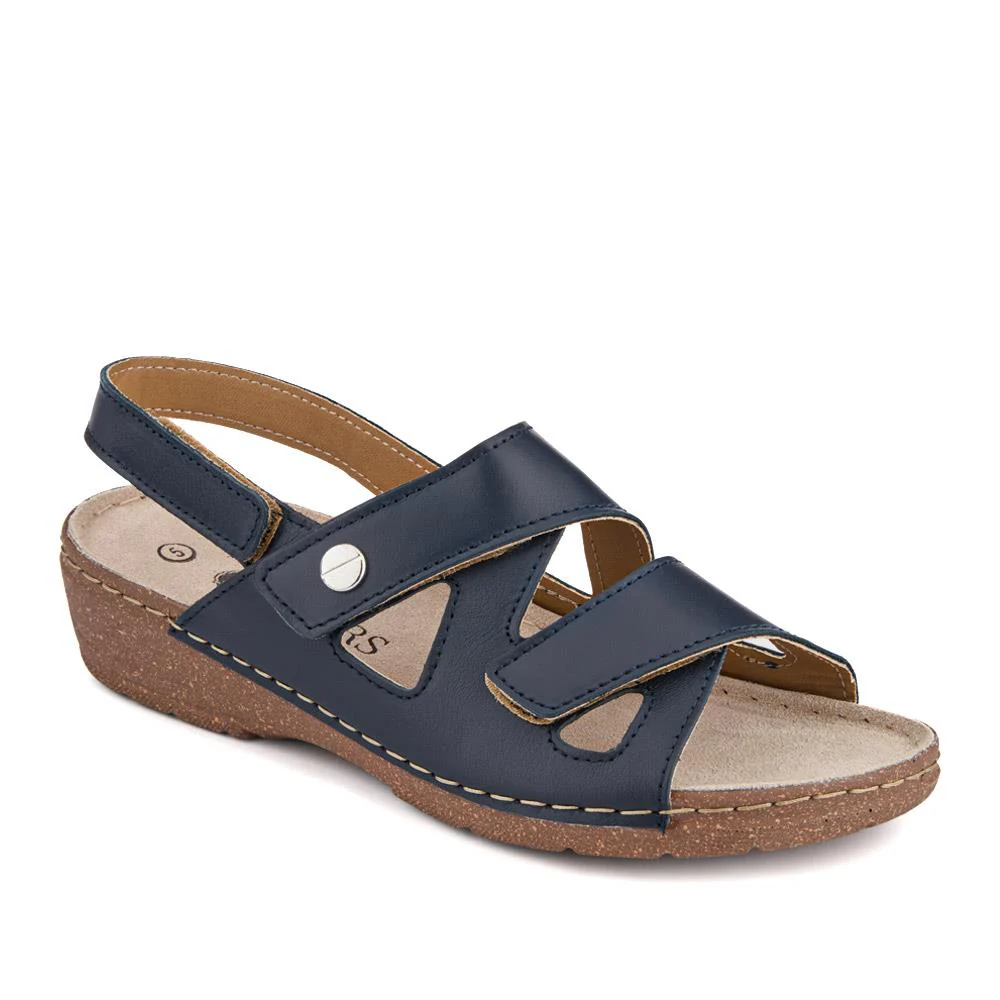 Adjustable Leather Slingback Sandals - PATRI41004 / 327 613 - Image 2