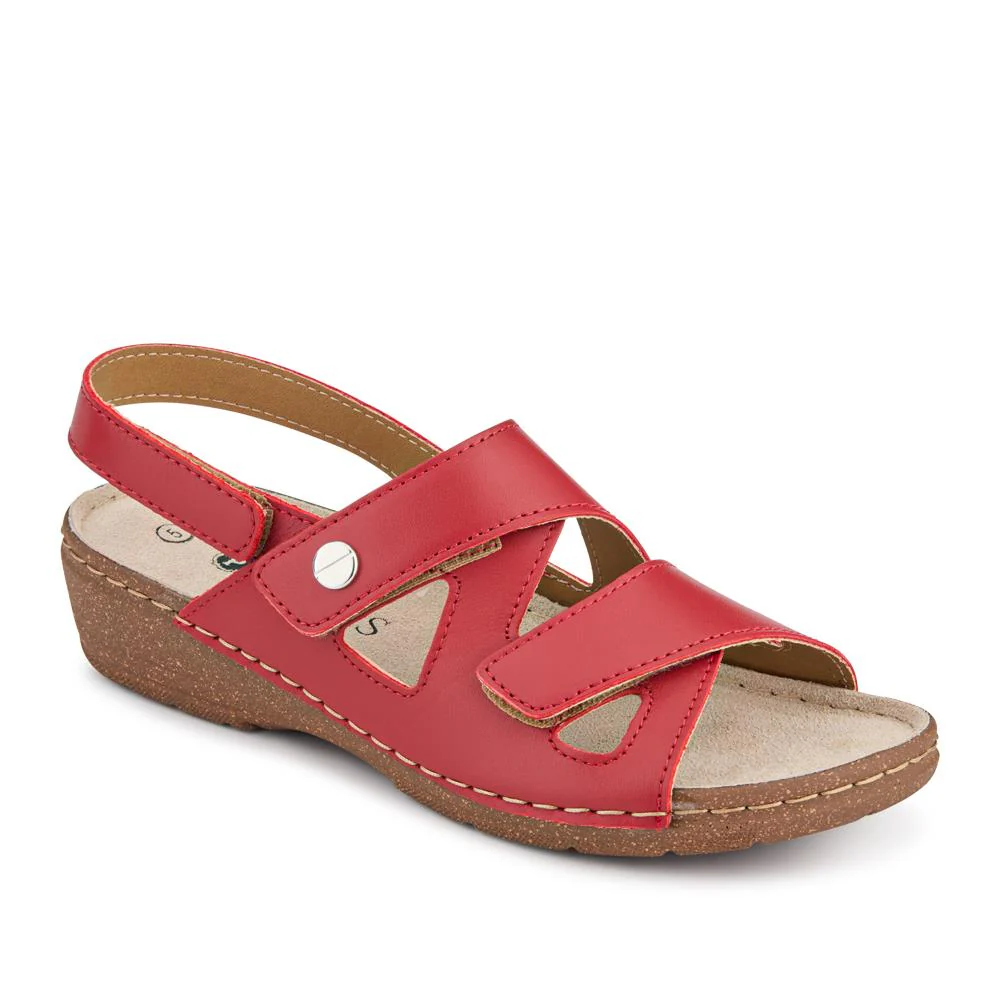 Adjustable Leather Slingback Sandals - PATRI41004 / 327 613 - Image 3