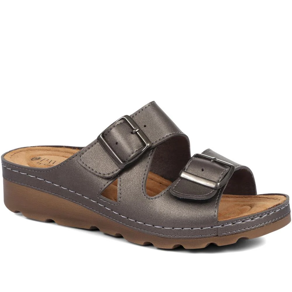 Adjustable Mule Sandals - SERAY33003 / 319 953 - Image 2