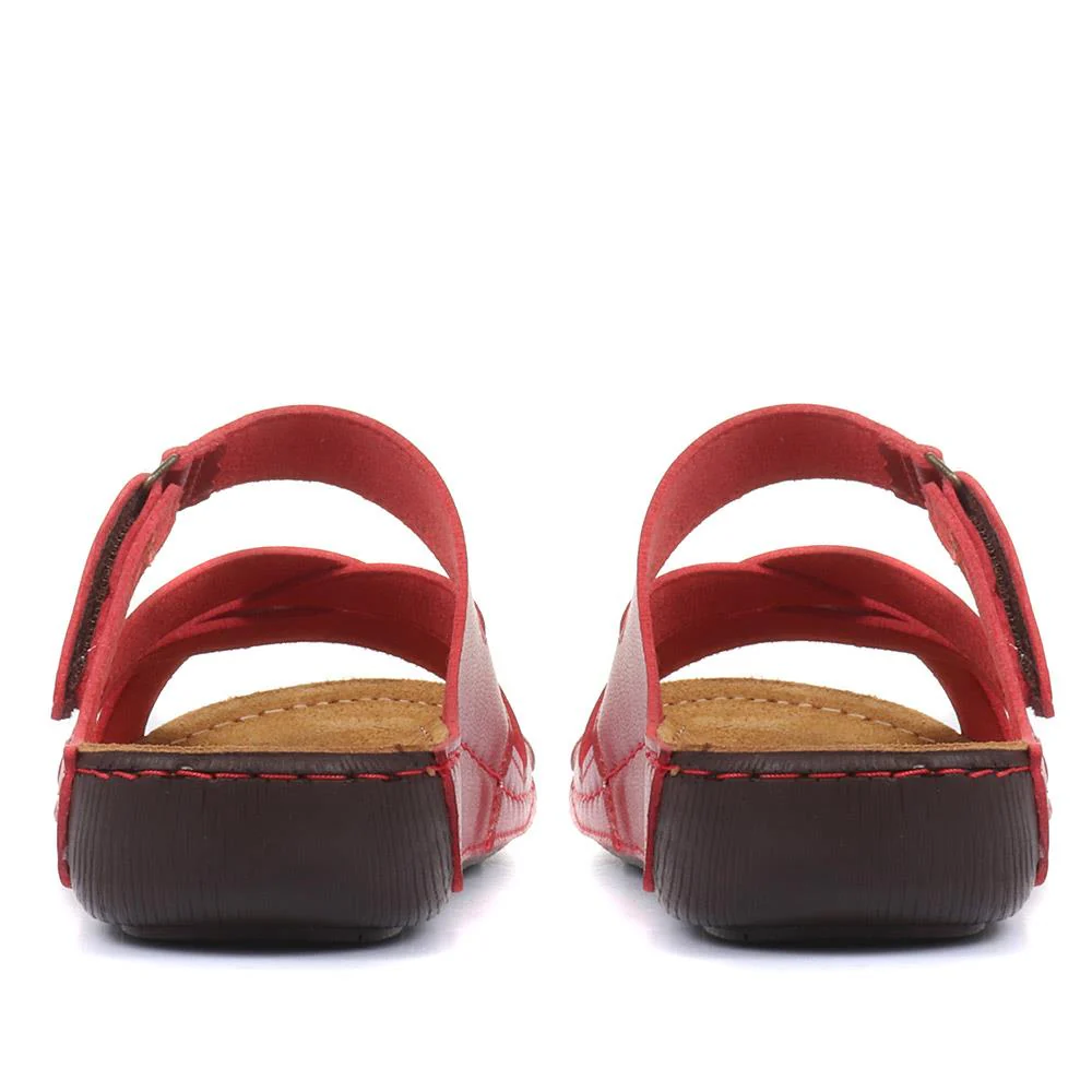 Adjustable Sandals - MUY1510 / 124 092 - Red - Image 3