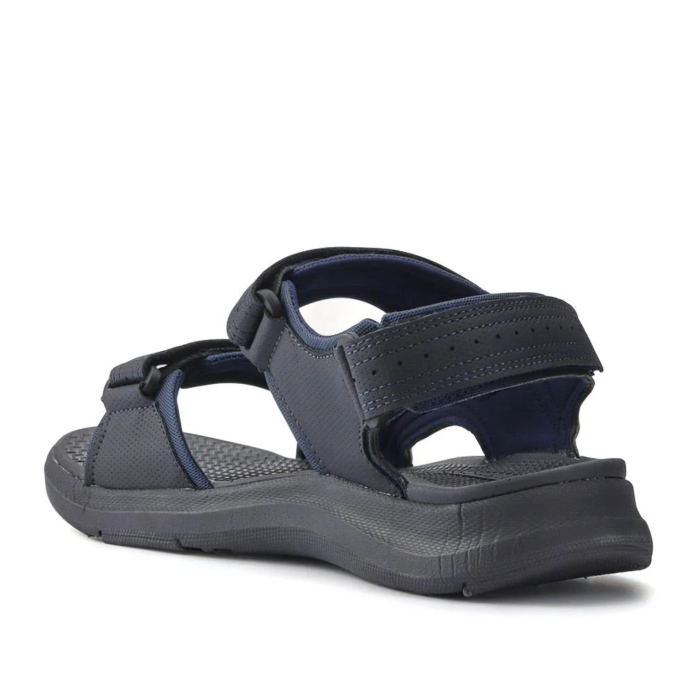 Adjustable Touch-Fasten Sandals - XIAM41004 / 326 926 - Navy - Image 3
