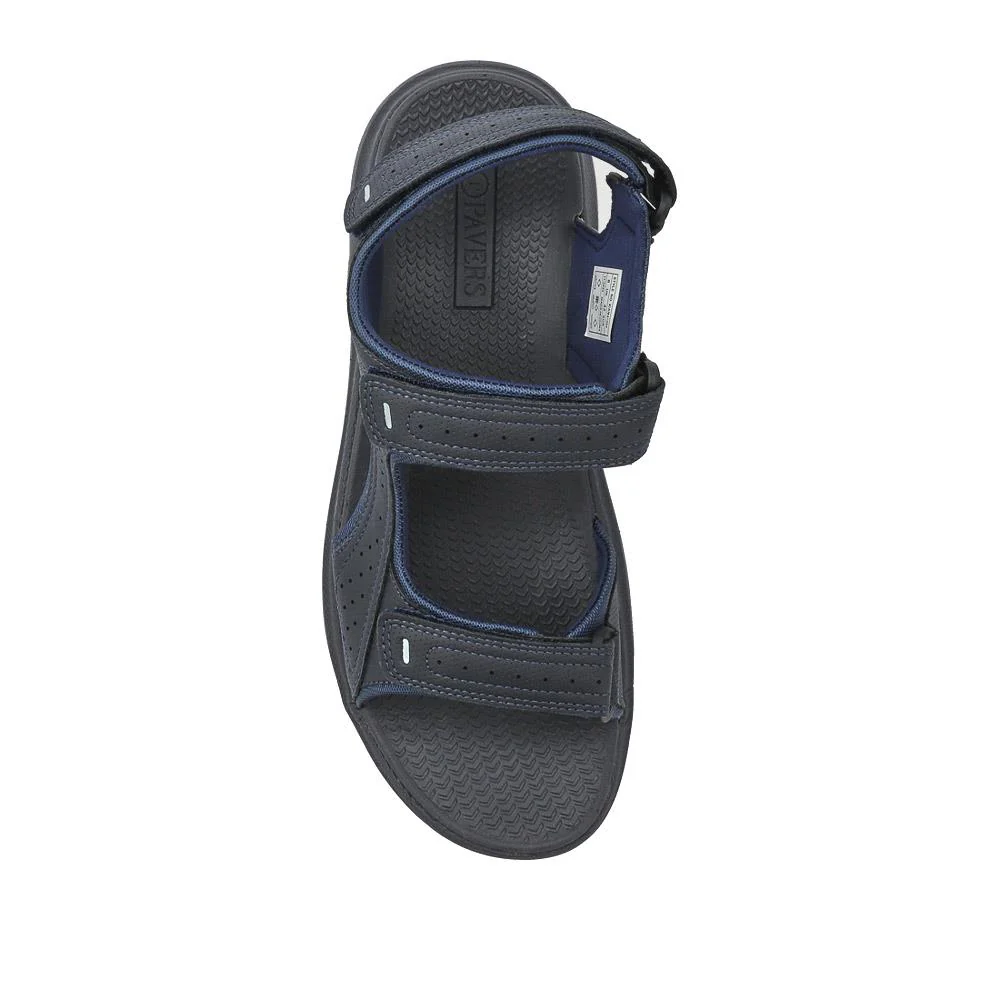 Adjustable Touch-Fasten Sandals - XIAM41004 / 326 926 - Navy - Image 4