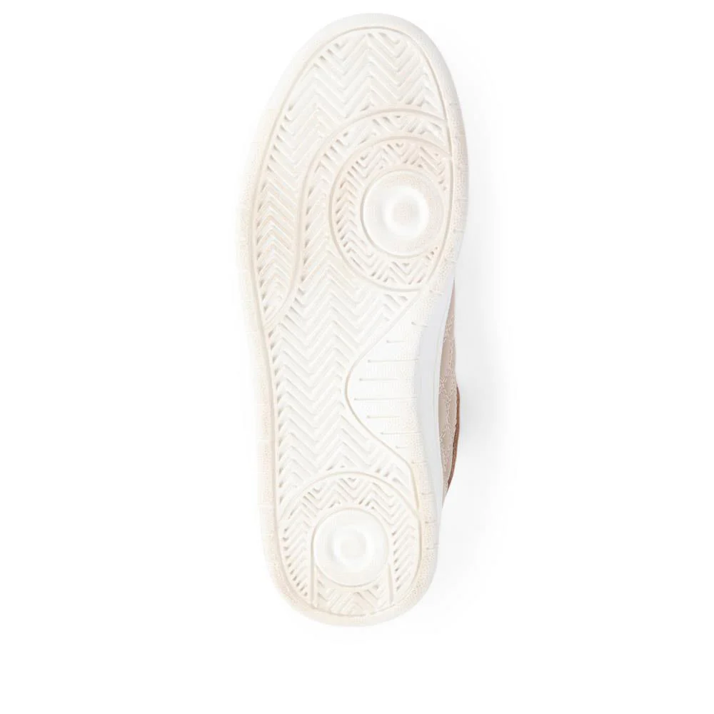 Allana Leather Lace-Up Trainers - ALLANA / 325 133 - Beige - Image 4