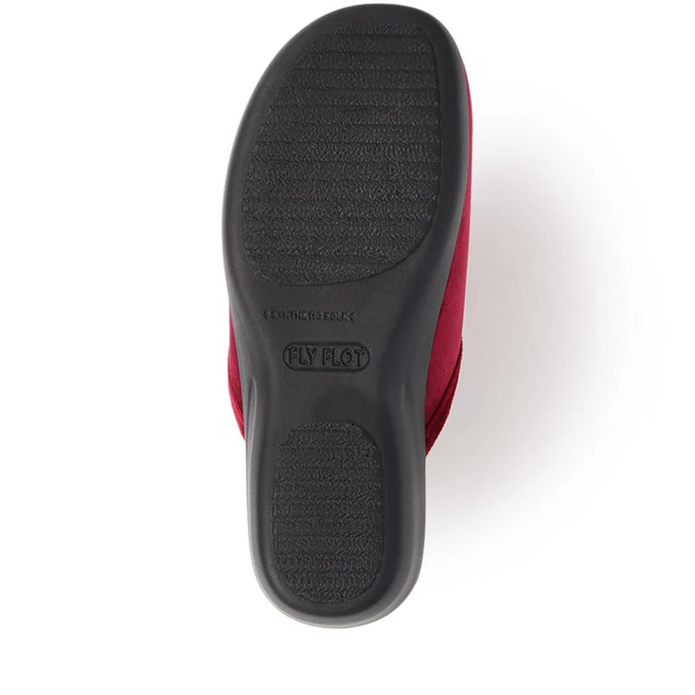 Fly Flot Anatomic Slipper Mules - FLY40009 / 325 631 - Burgundy - Image 4