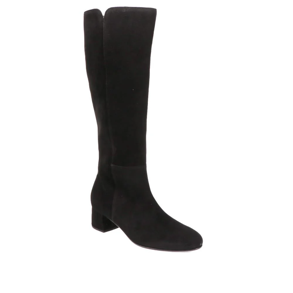 Ashby Block-Heel Leather Long Boots - GAB40533 / 326 846