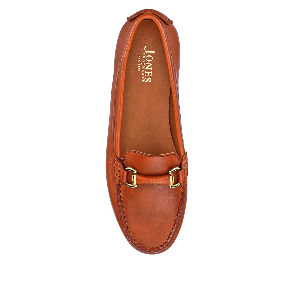 Athikia Leather Slip-On Shoes - ATHIKIA / 327 109 - Tan - Image 4