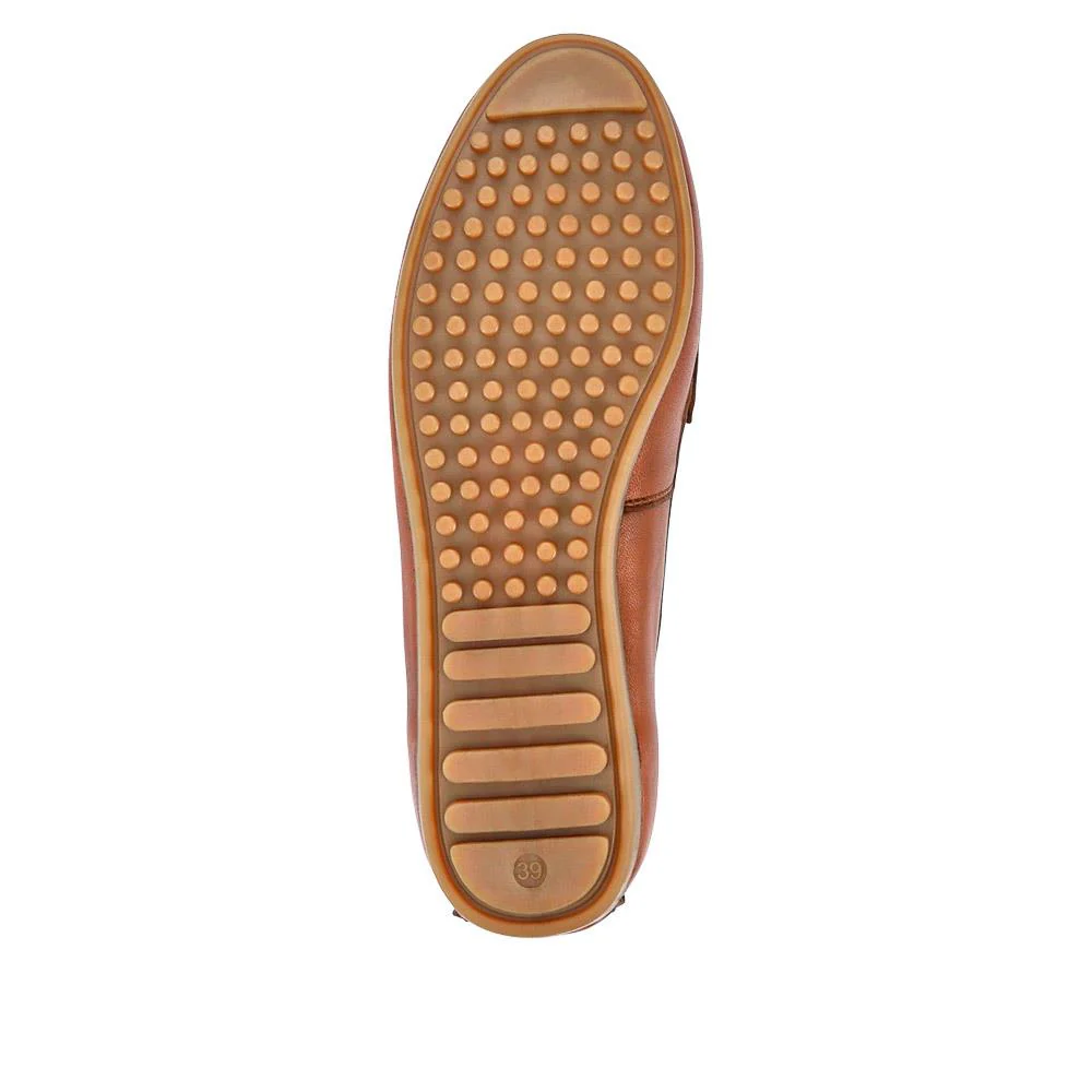 Athikia Leather Slip-On Shoes - ATHIKIA / 327 109 - Tan - Image 5