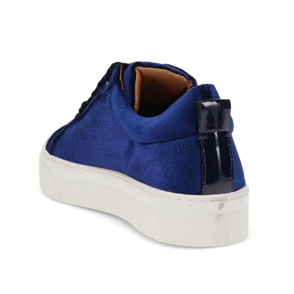 Azura Casual Velvet Trainers - AZURA / 326 576 - Navy - Image 3