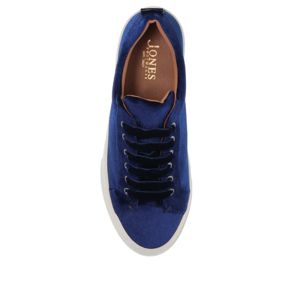 Azura Casual Velvet Trainers - AZURA / 326 576 - Navy - Image 5