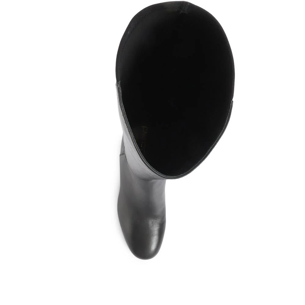 Bari Knee-Boots - BARI / 318 957 - Black Leather - Image 4