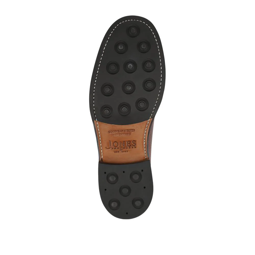 Barnes Goodyear Welt Leather Lace-Up Shoes - BARNES / 327 073 - Tan Grain - Image 5