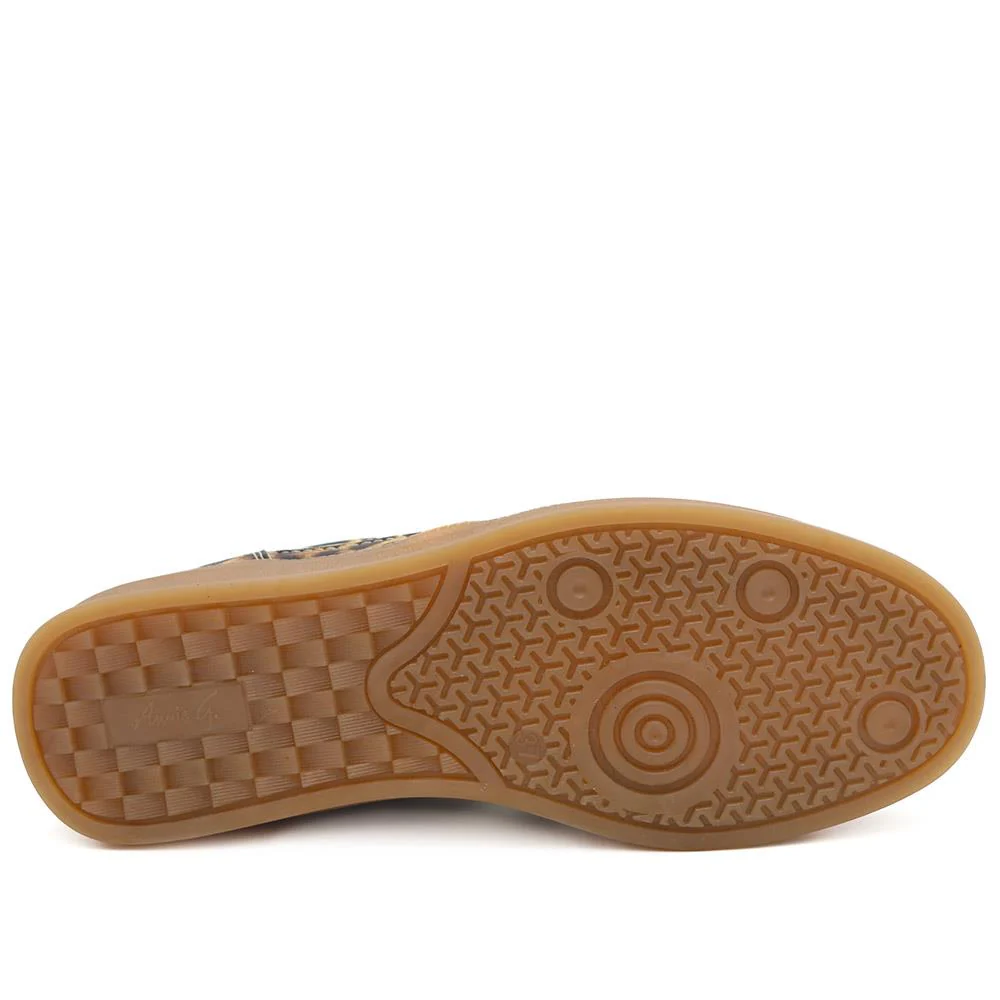 Bellissimo Lace Up Gum Sole Trainers - BELWBIN44051 / 329 622 - Leopard - Image 6