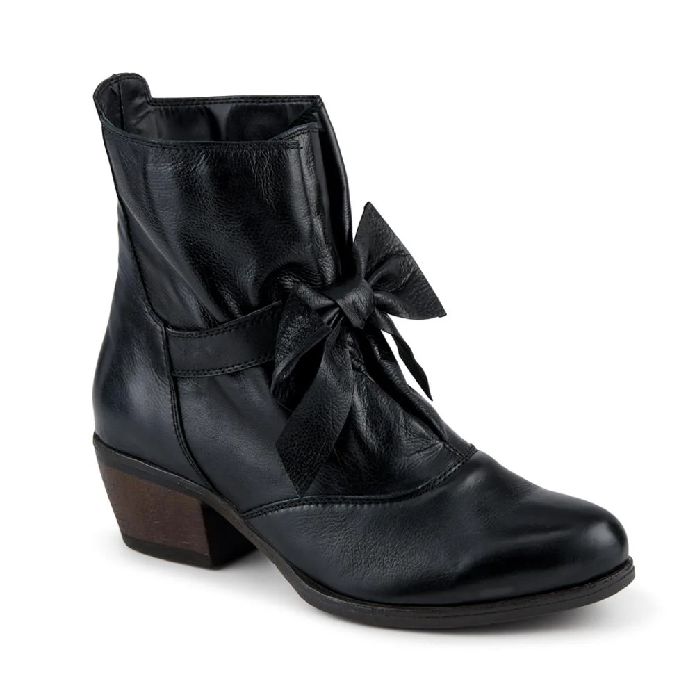 Bellissimo Leather Bow Boots - BELKARY42001 / 328 474