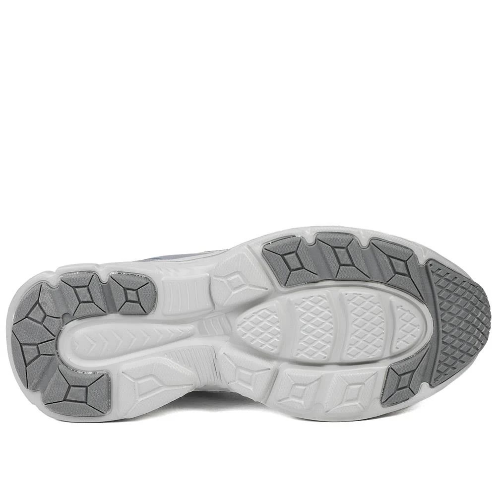 Bellissimo Sporty Memory Foam Trainers - BELSUNCH43002 / 329 311 - Blue - Image 6