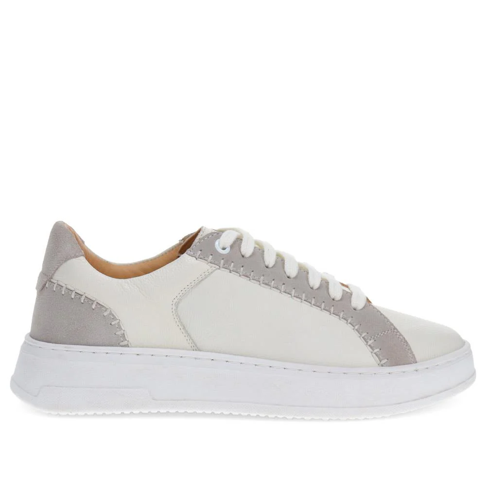 Bergamot Leather Trainers  - BERGAMOT / 325 586 - White - Image 2
