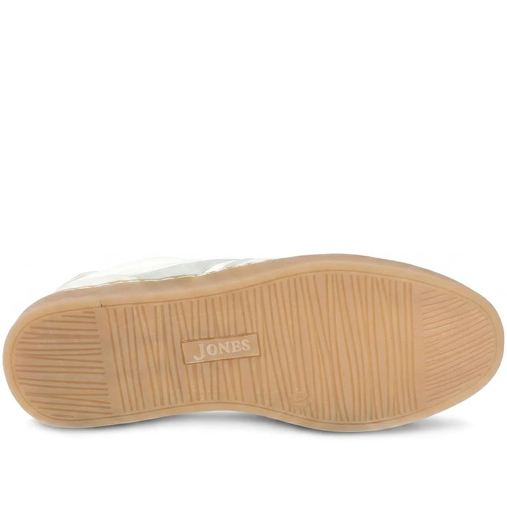 Blanca Leather Lace Up Gum Sole Trainers - BLANCA / 329 088 - Beige - Image 5