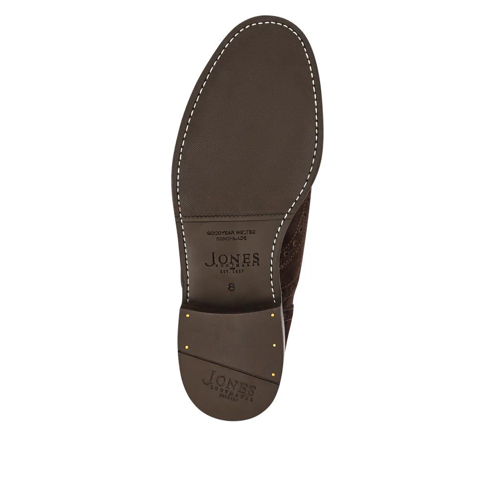 Braxton Leather Brogues - BRAXTON / 326 034 - Dark Brown Suede - Image 5