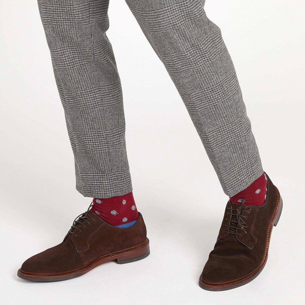 Brussels Leather Derby Shoe - BRUSSELS / 320 740 - Brown Suede - Image 9