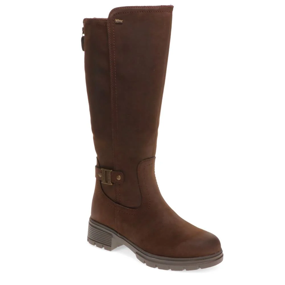 Buckle Detail Long Boots - RELIF40027 / 326 492 - Dark Brown