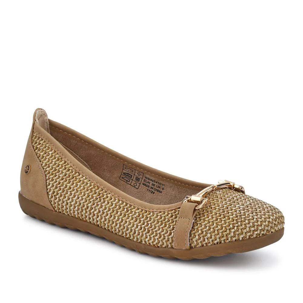 Buckle-Detailed Lightweight Pumps - WBINS41011 / 327 201 - Sand