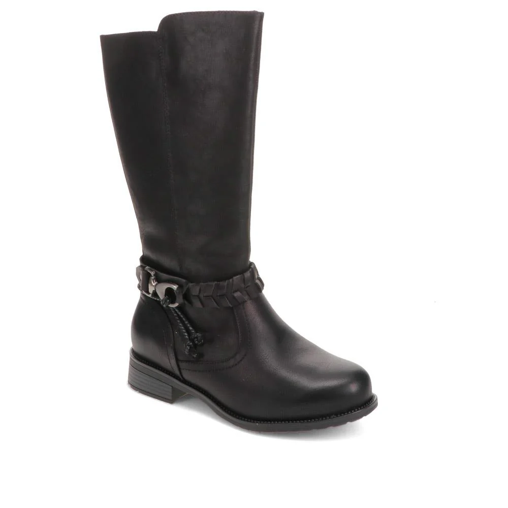 Buckle-Detailed Long Boots - TAMMIE / 326 598 - Black