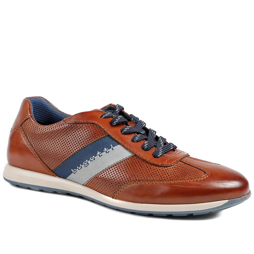 Bugatti Leather Lace Up Trainers - BUG43515 / 329 257