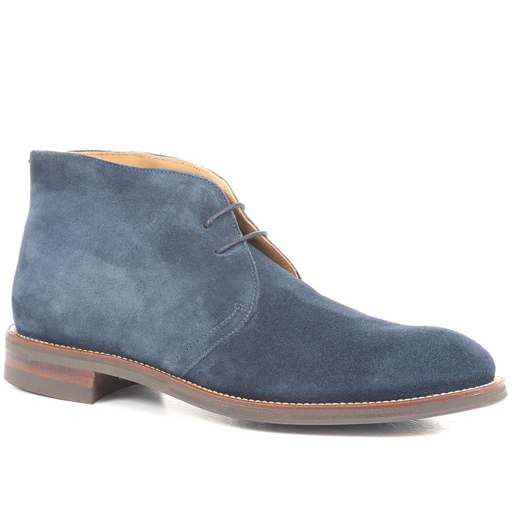 Campbell Blake Stitched Suede Desert Boots - CAMPBELL / 321 132