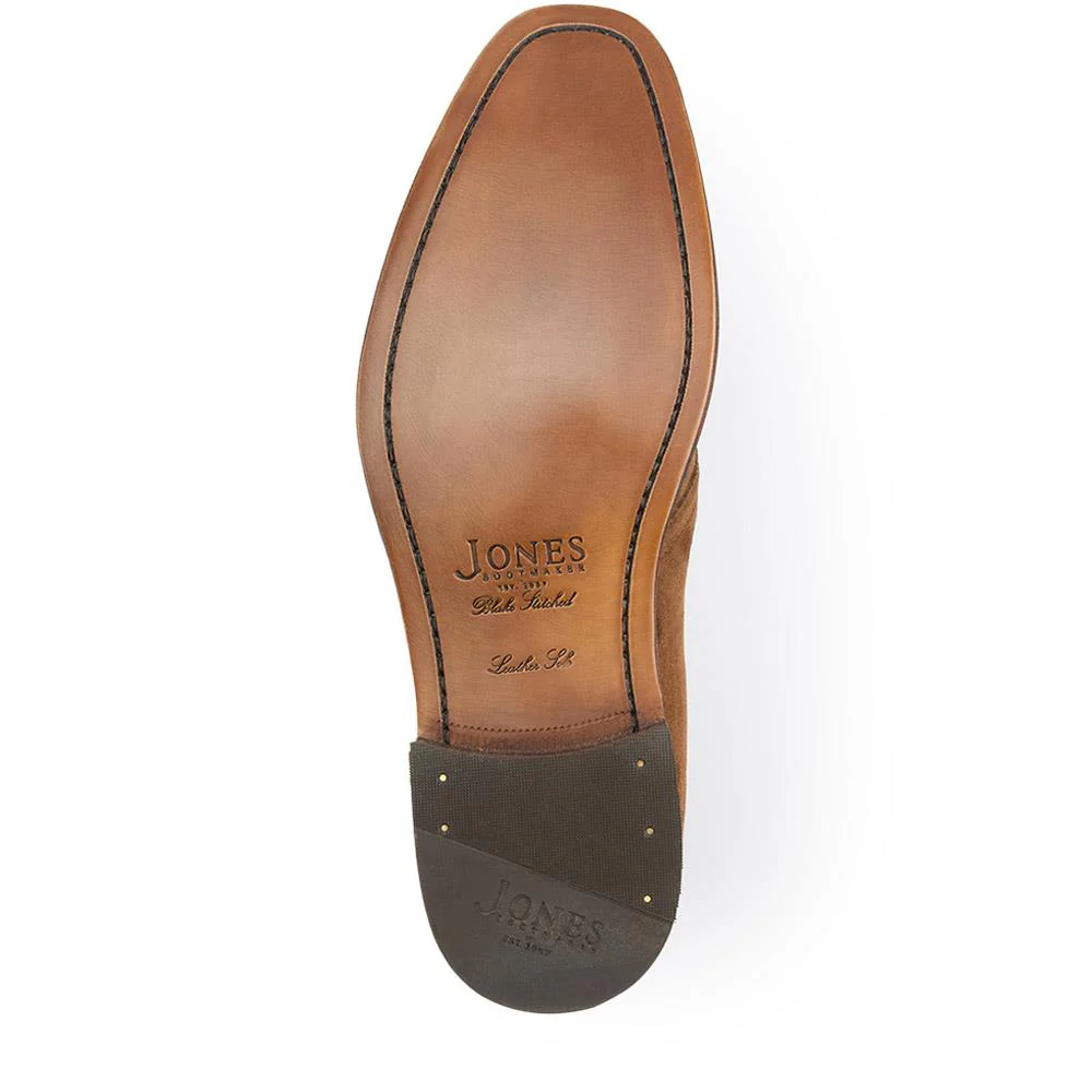 Campbell Blake Stitched Suede Desert Boots - CAMPBELL / 321 132 - Tobacco Suede - Image 4