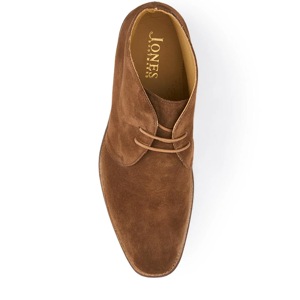 Campbell Blake Stitched Suede Desert Boots - CAMPBELL / 321 132 - Tobacco Suede - Image 5