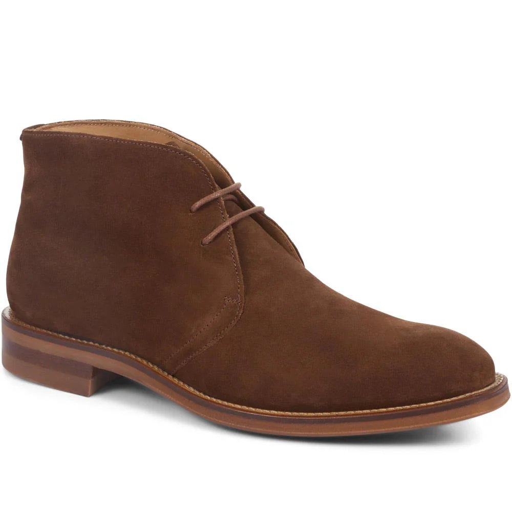 Campbell Blake Stitched Suede Desert Boots - CAMPBELL / 321 132 - Image 2