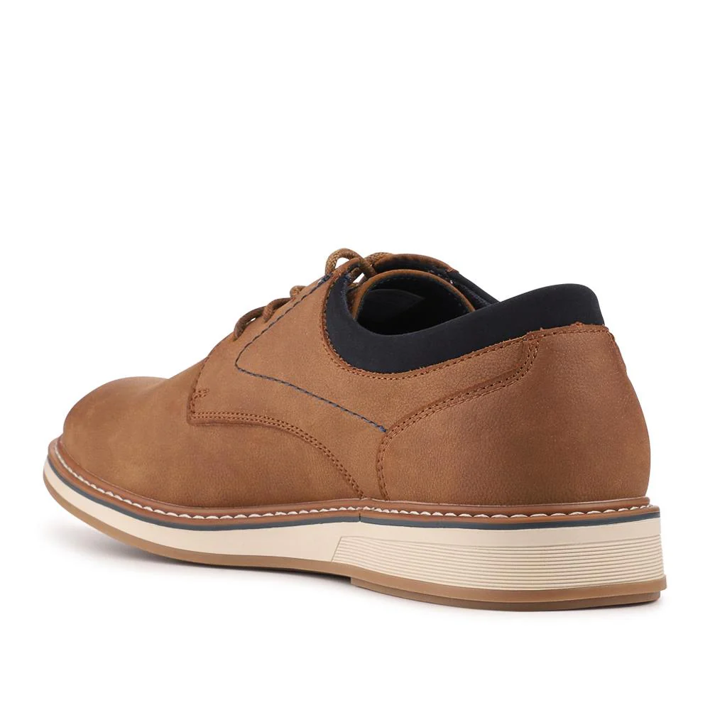 Casual Cushioned Lace Up Shoes - WOIL42033 / 327 992 - Tan - Image 2