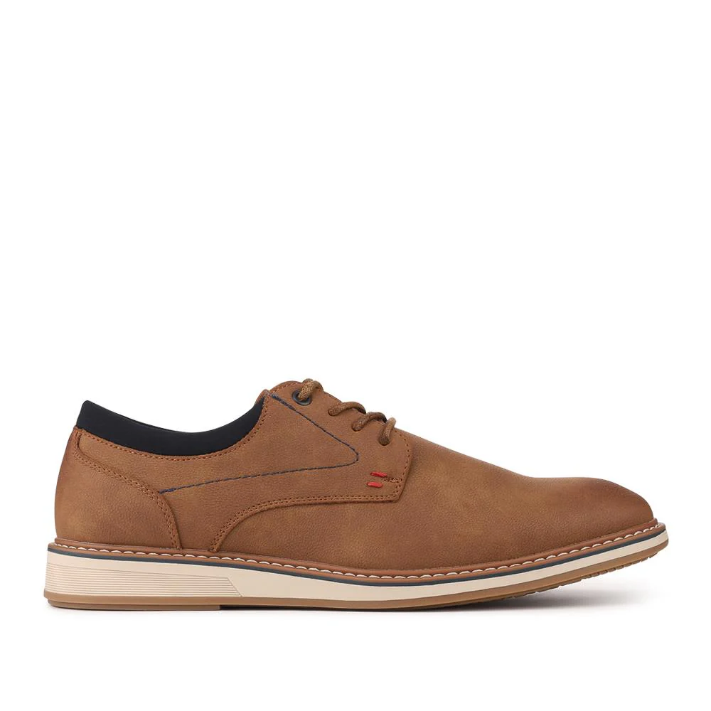 Casual Cushioned Lace Up Shoes - WOIL42033 / 327 992 - Tan - Image 3