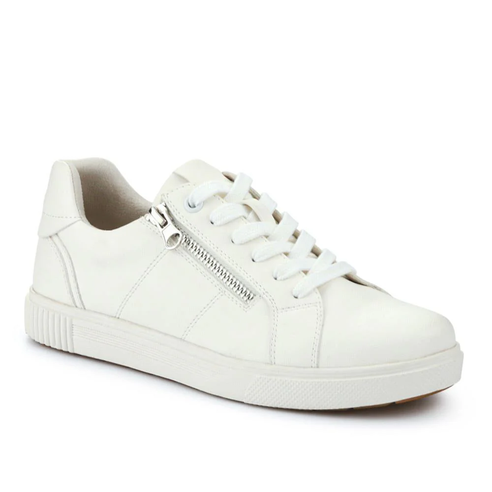 Casual Dual-Fasten Trainers - WOIL41058 / 327 408 - White