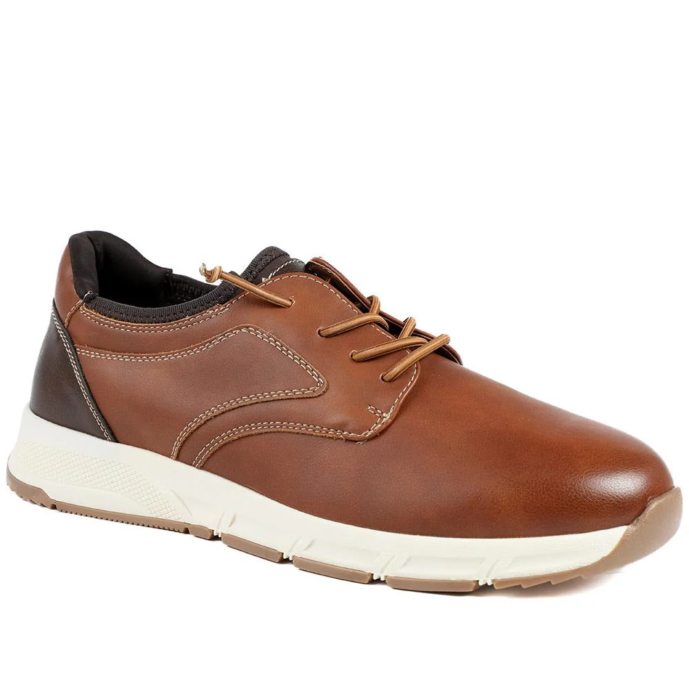 Casual Lace Up Shoes With Grip Sole - WBINS42063 / 327 870 - Image 2
