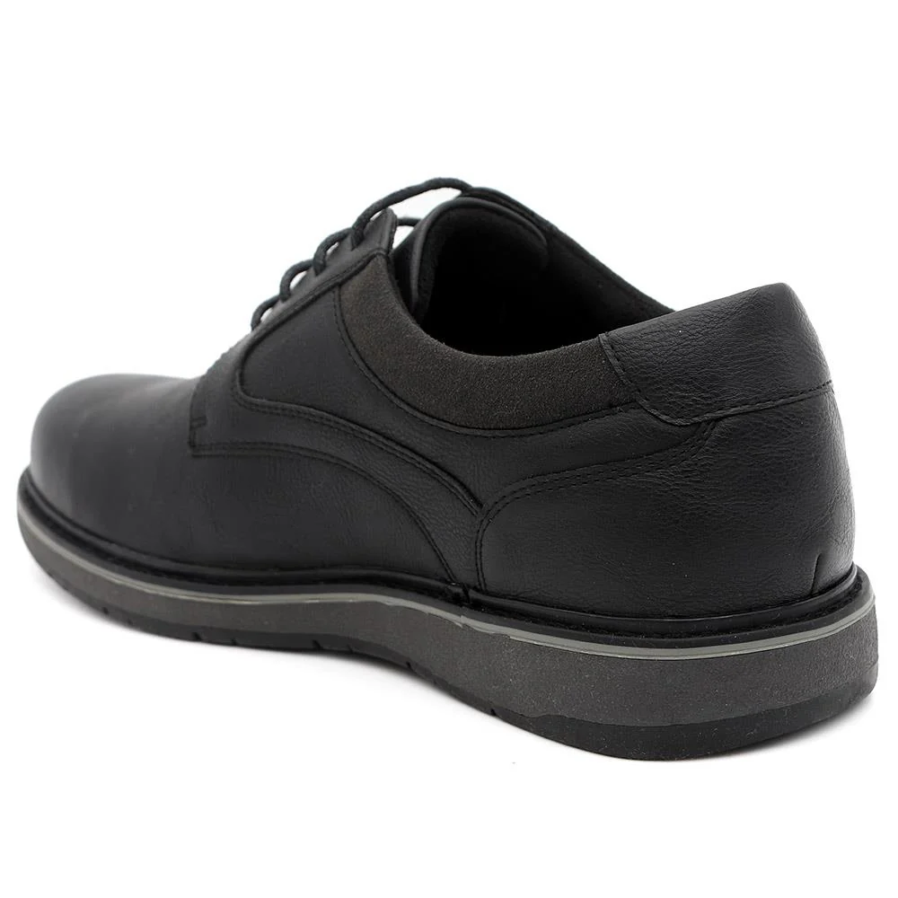 Casual Lace Up Shoes - XINGH44012 / 330 033 - Black - Image 4