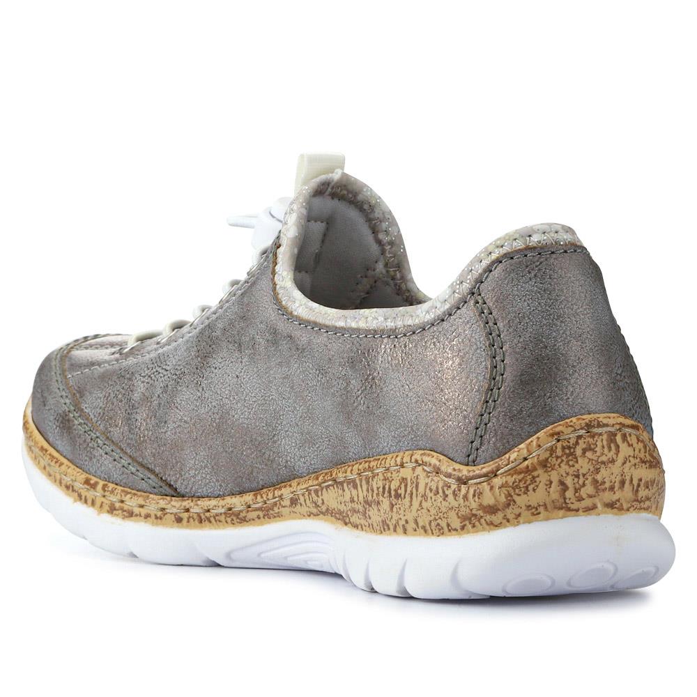 Casual Lace-Up Trainer - RKR29515 / 313 987 - Grey - Image 3