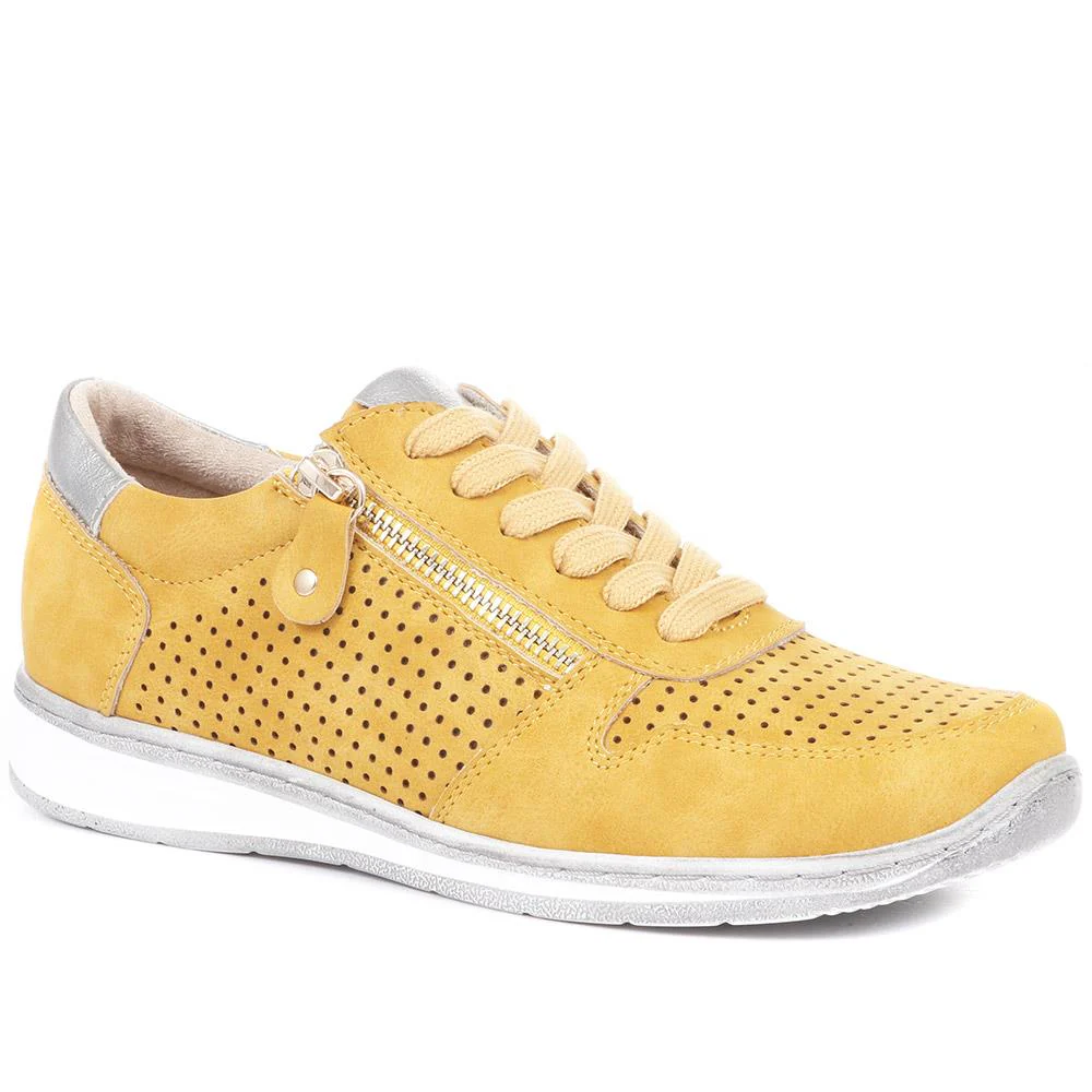 Casual Lace-Up Trainers - WBINS31031 / 317 658 - Image 3