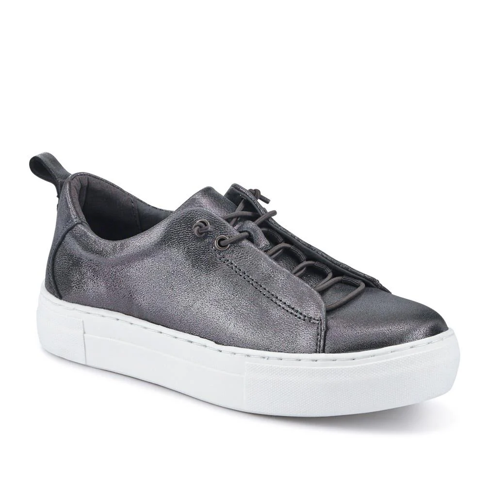 Casual Leather Lace-Up Shoes - BRK41001 / 326 650 - Image 2