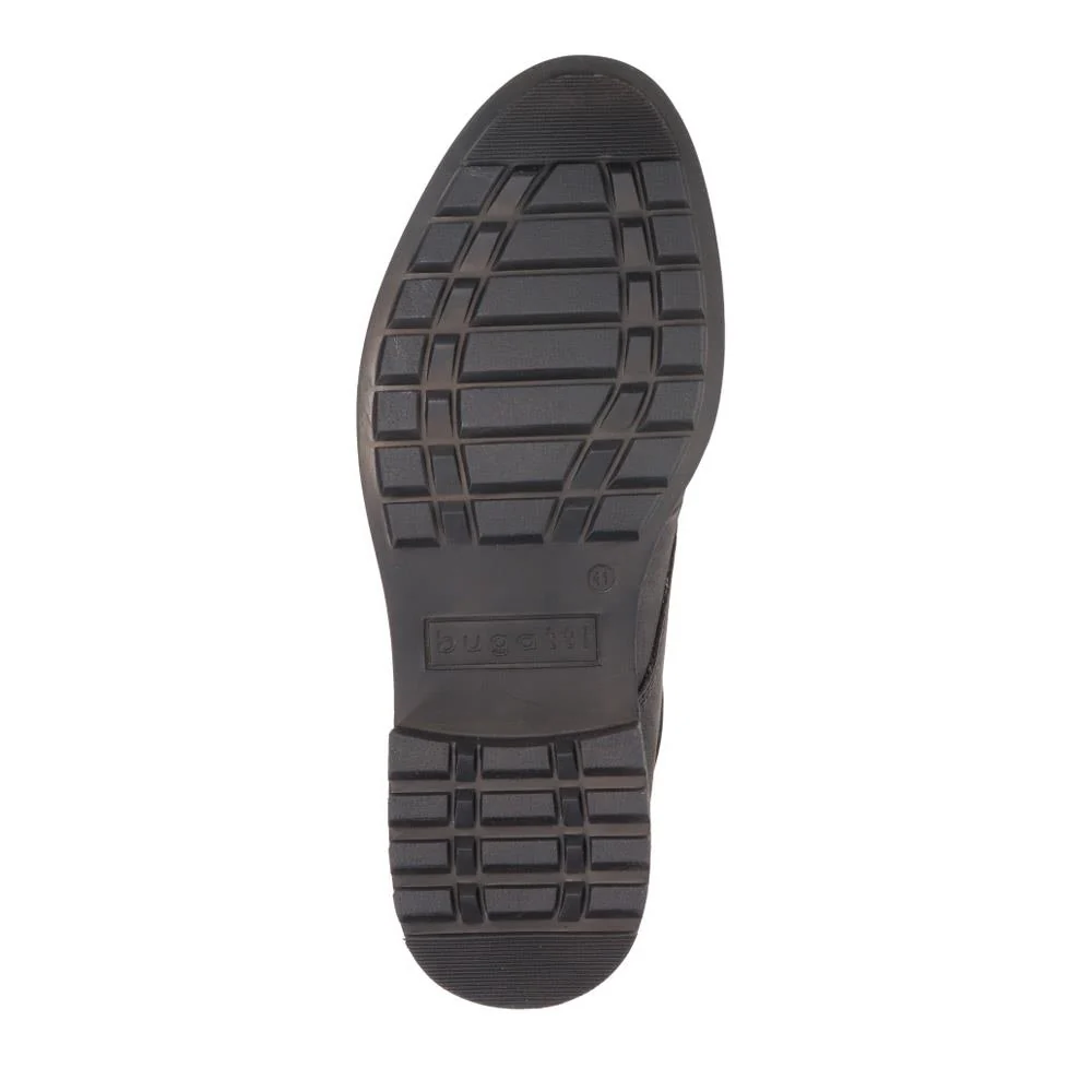 Casual Leather Lace-Up Shoes  - BUG40503 / 325 722 - Black - Image 4