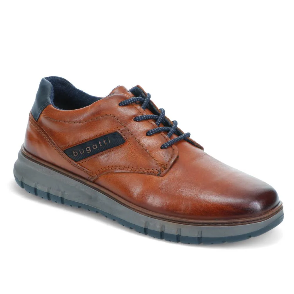 Casual Leather Lace-Up Shoes - BUG40522 / 326 008 - Image 2