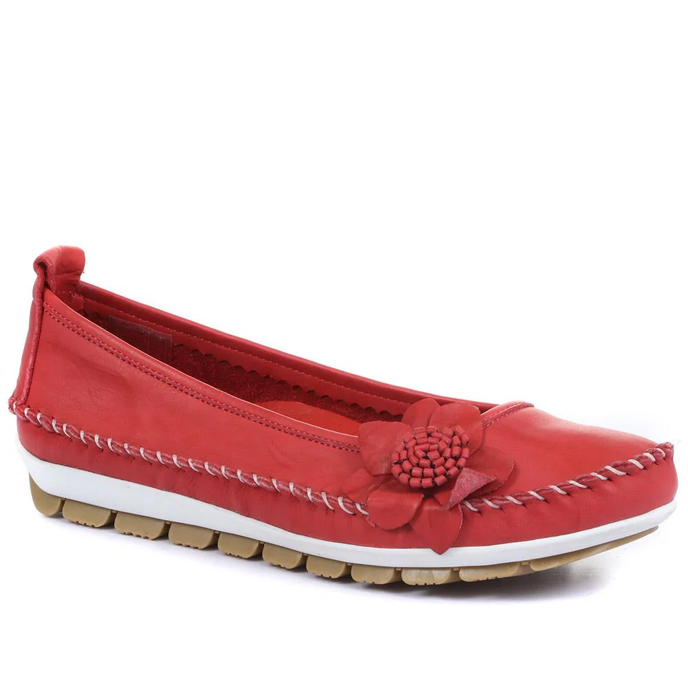 Casual Leather Pumps - SIMIN31001 / 317 817 - Image 2