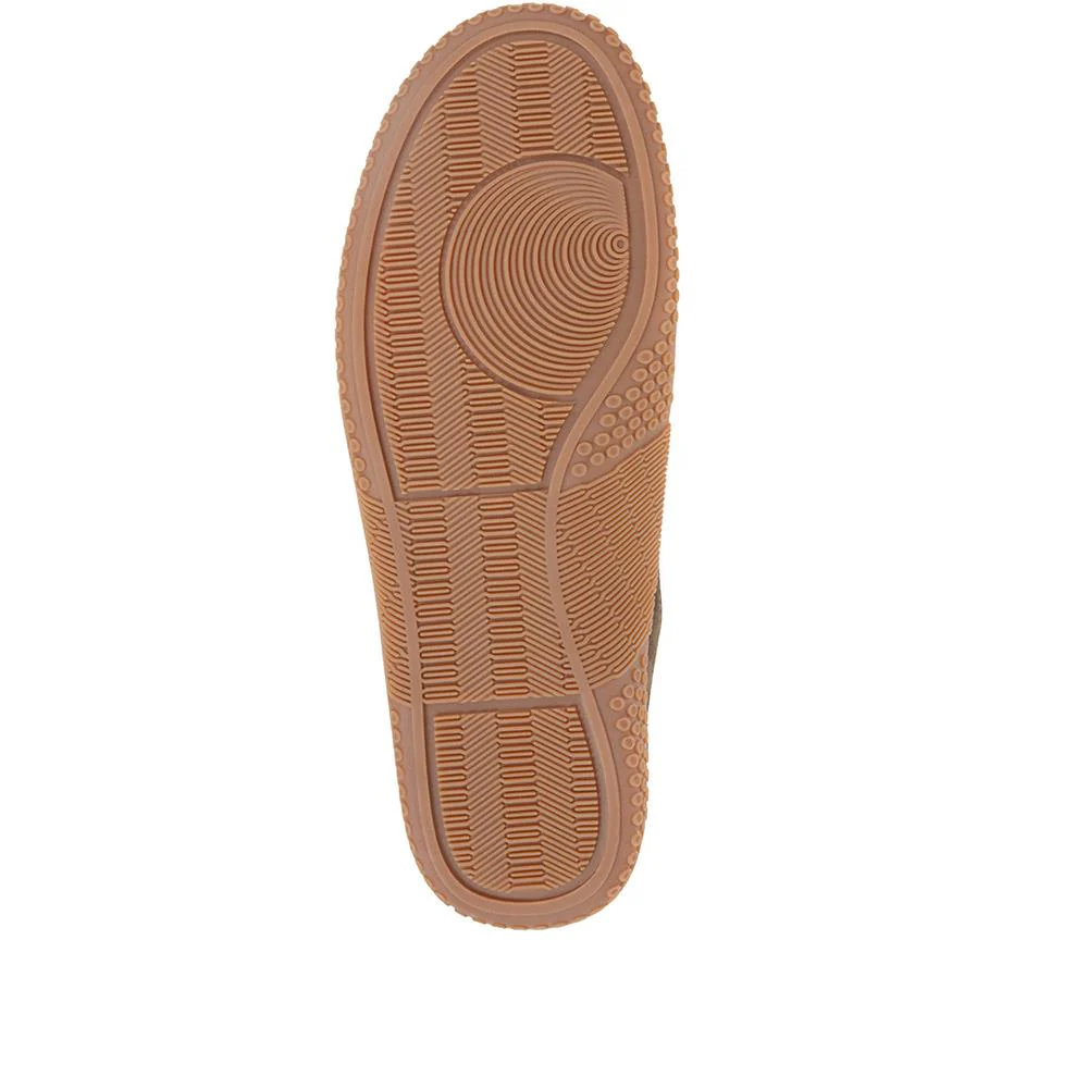 Casual Leather Slip-On Shoes - META35012 / 322 981 - Green - Image 5