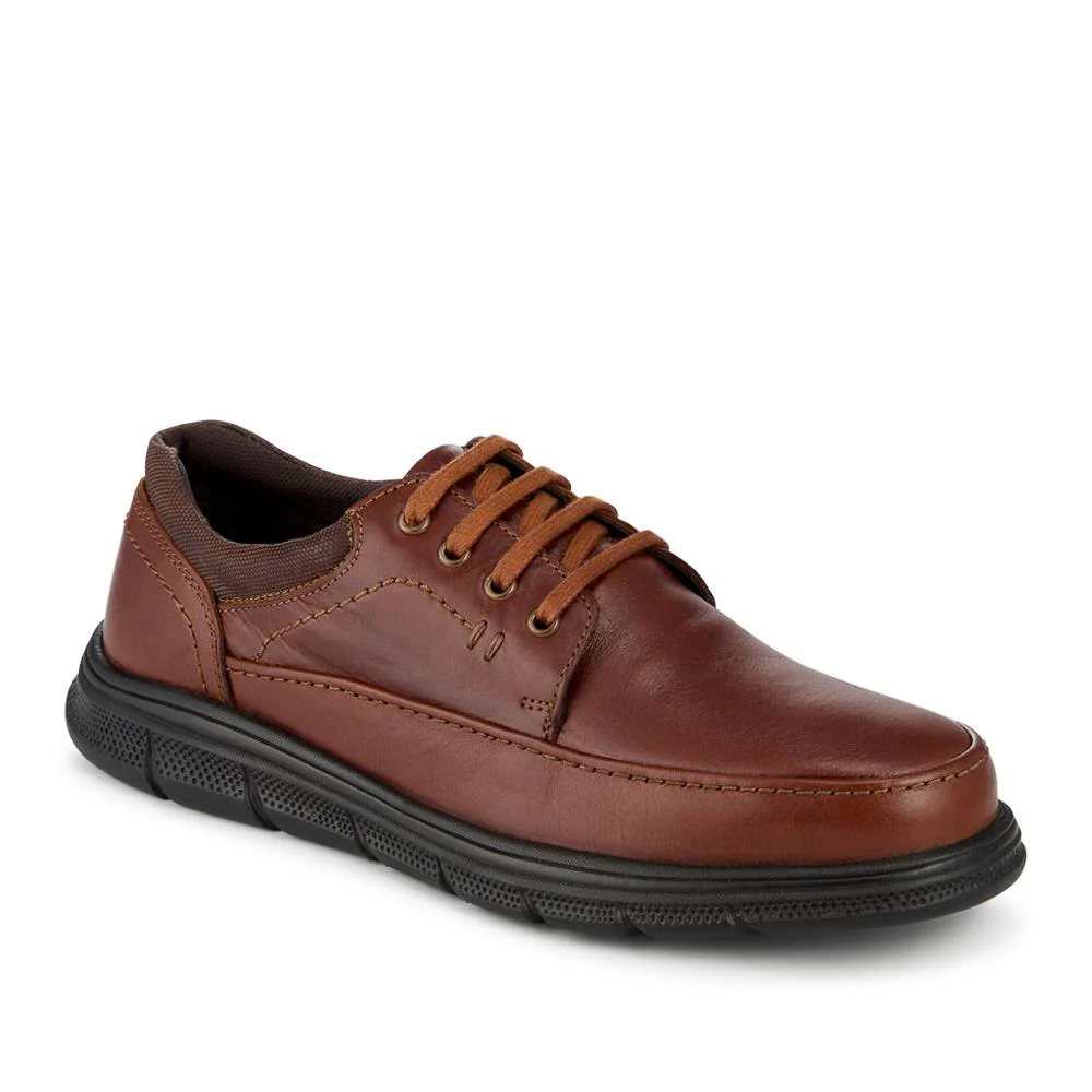 Casual Lightweight Lace Up Shoes - TEJ42001 / 328 342 - Tan