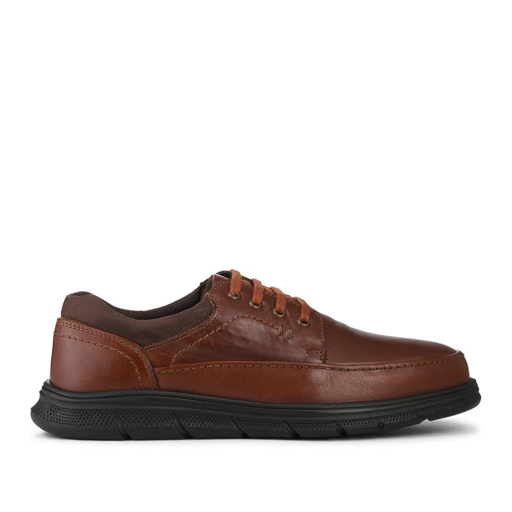 Casual Lightweight Lace Up Shoes - TEJ42001 / 328 342 - Tan - Image 2