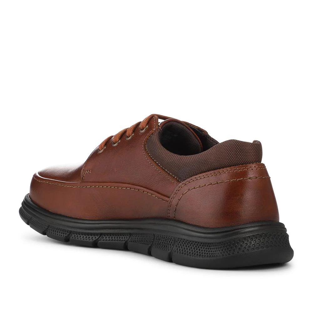 Casual Lightweight Lace Up Shoes - TEJ42001 / 328 342 - Tan - Image 3