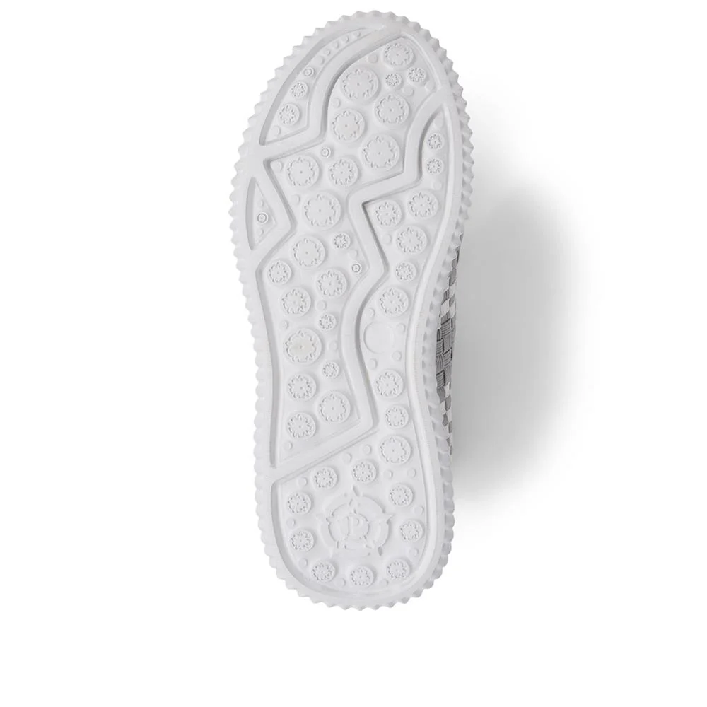 Casual Slip-On Mary Janes  - TITAN39003 / 325 486 - White Multi - Image 4