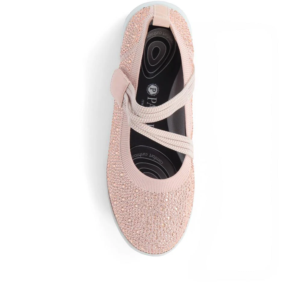Casual Trainer Pumps - BRK39021 / 325 193 - Blush - Image 4