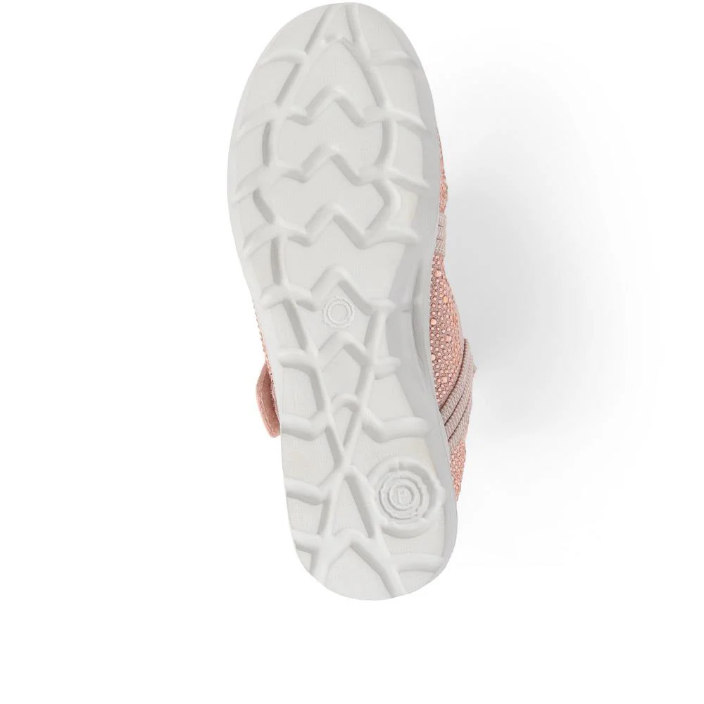 Casual Trainer Pumps - BRK39021 / 325 193 - Blush - Image 6