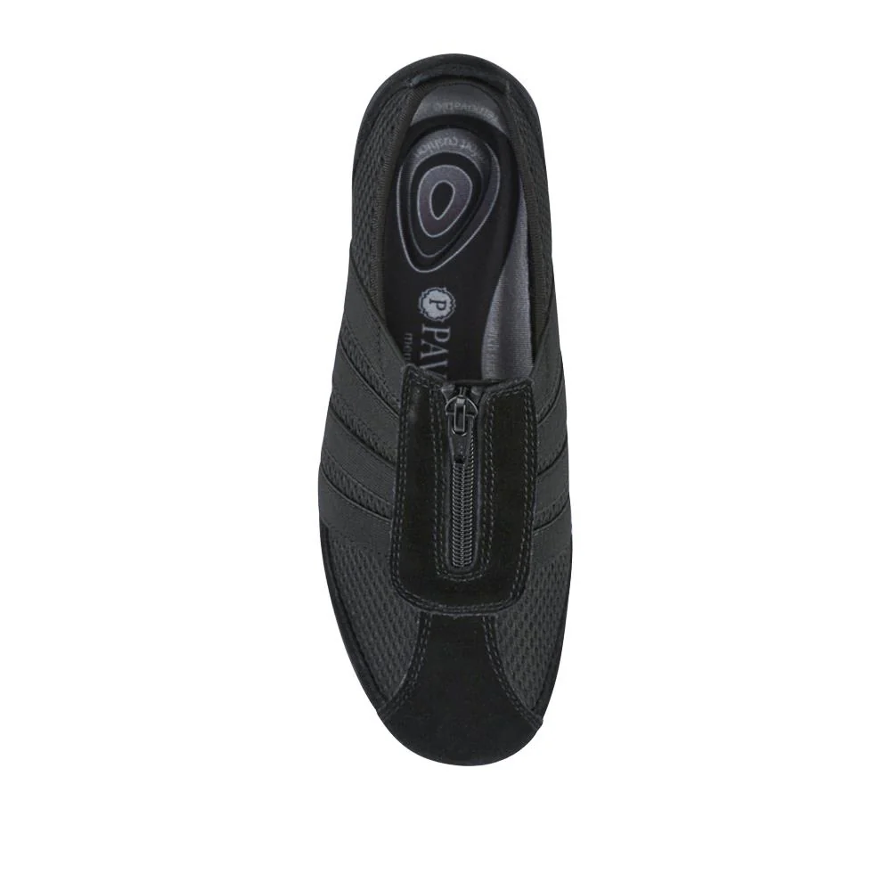 Casual Zip Up Trainers - BRK26003 / 310 512 - Black - Image 5